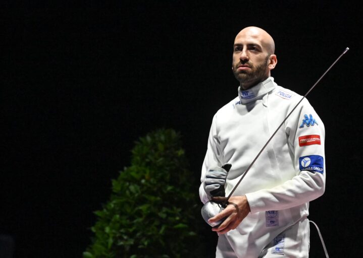 Epee Men Season 2023-24 
In photo: SANTARELLI Andrea
Photo: Augusto Bizzi